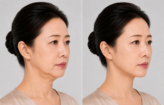 Trapezius Toxin Sebelum & Sesudah