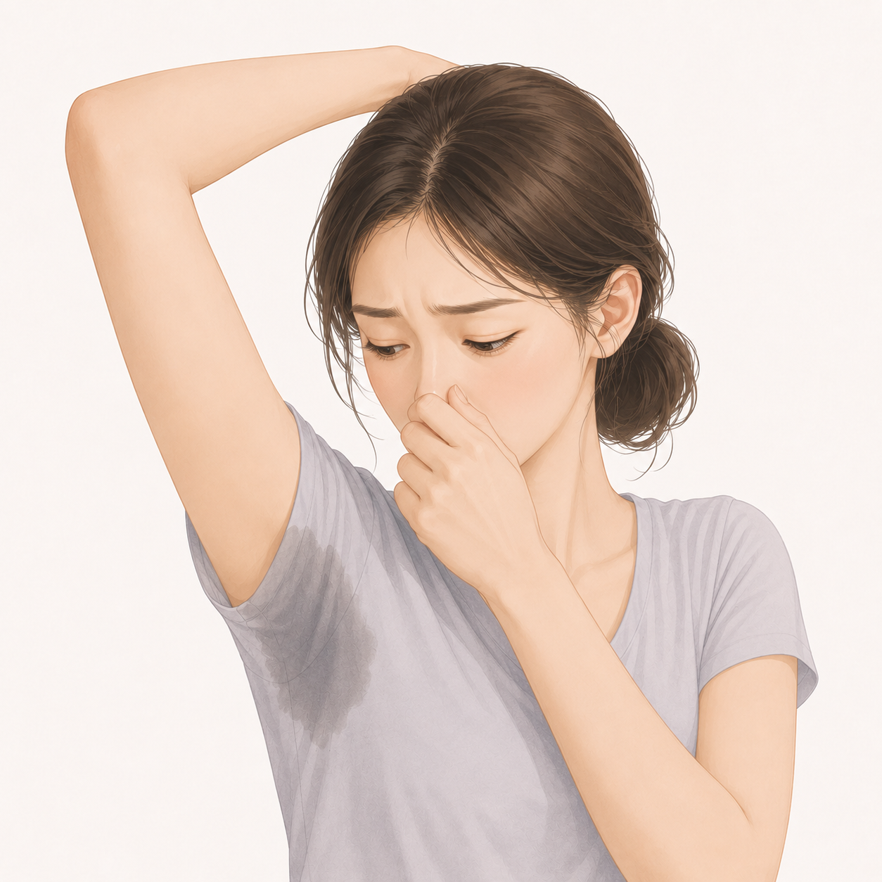Recurring underarm odor